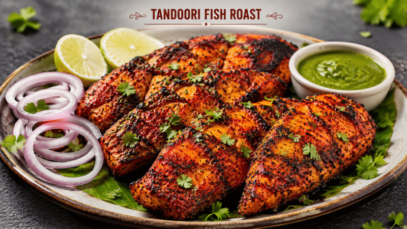Tandoori Fish Roast Recipe