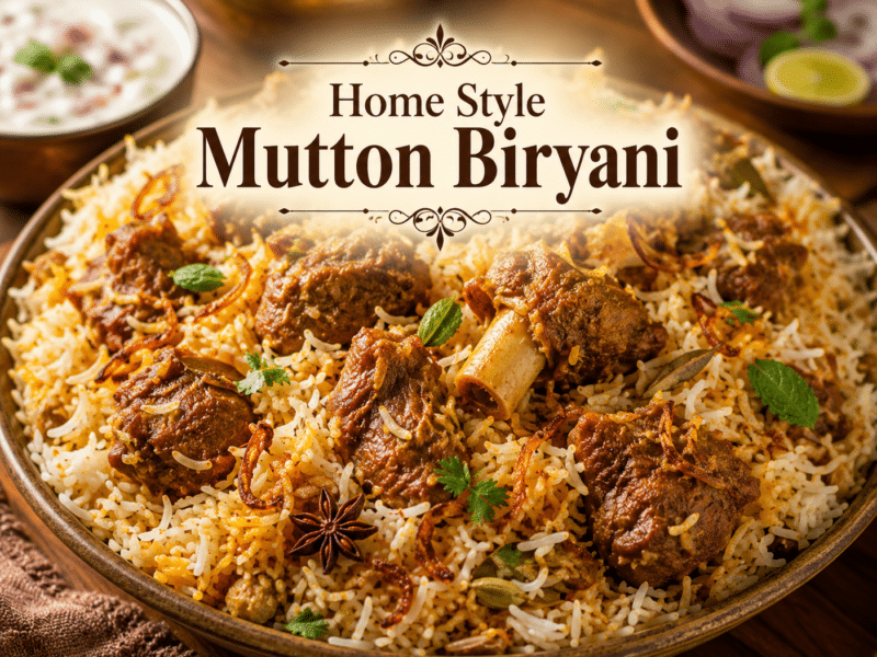 Home Style Mutton Biryani