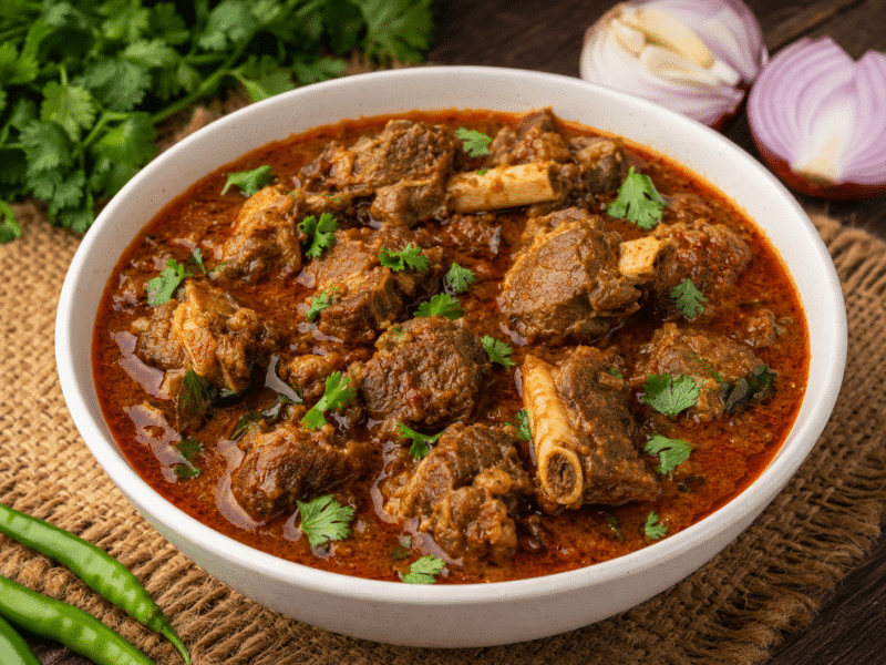 Village Style Mutton Curry Recipe