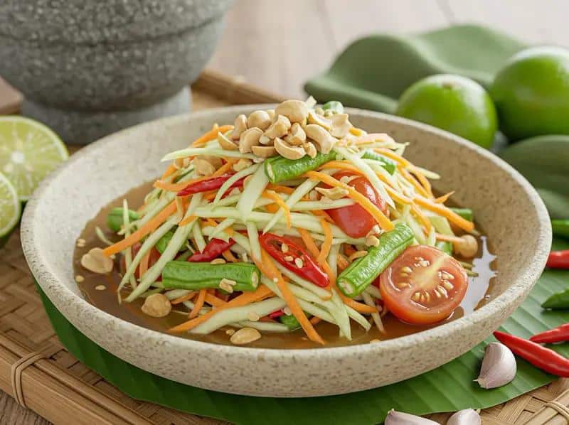 Easy Papaya Salad Recipe Thai 