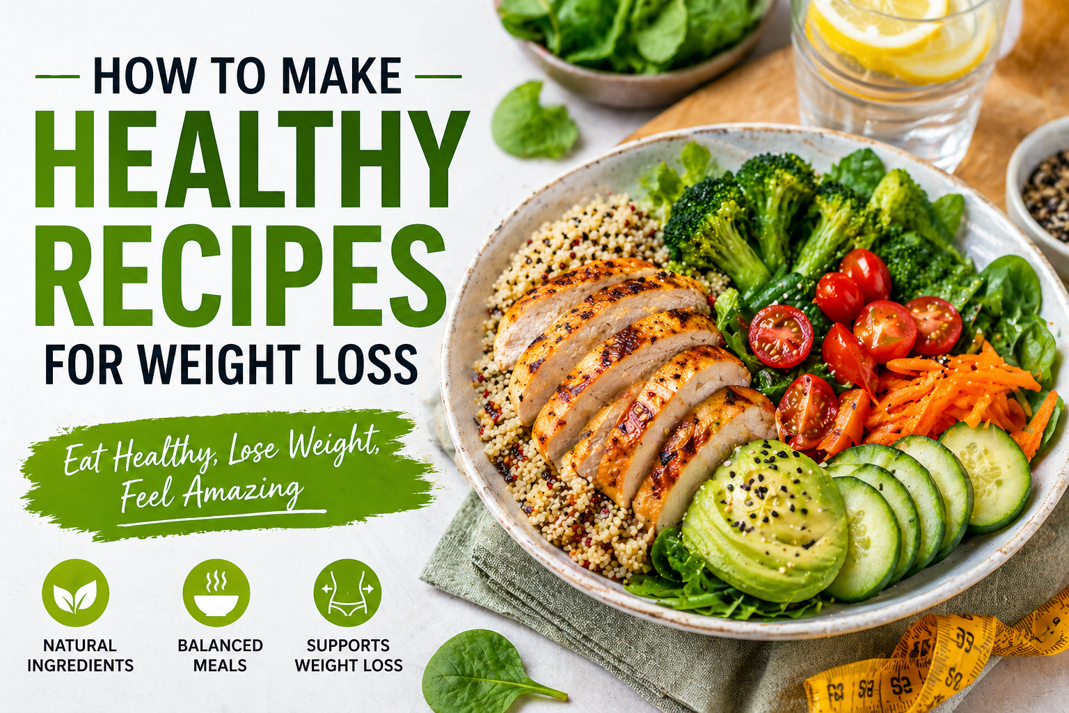 How to Make Healthy Recipes