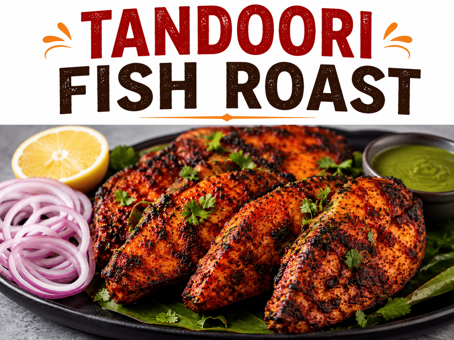 Tandoori Fish Roast Recipe