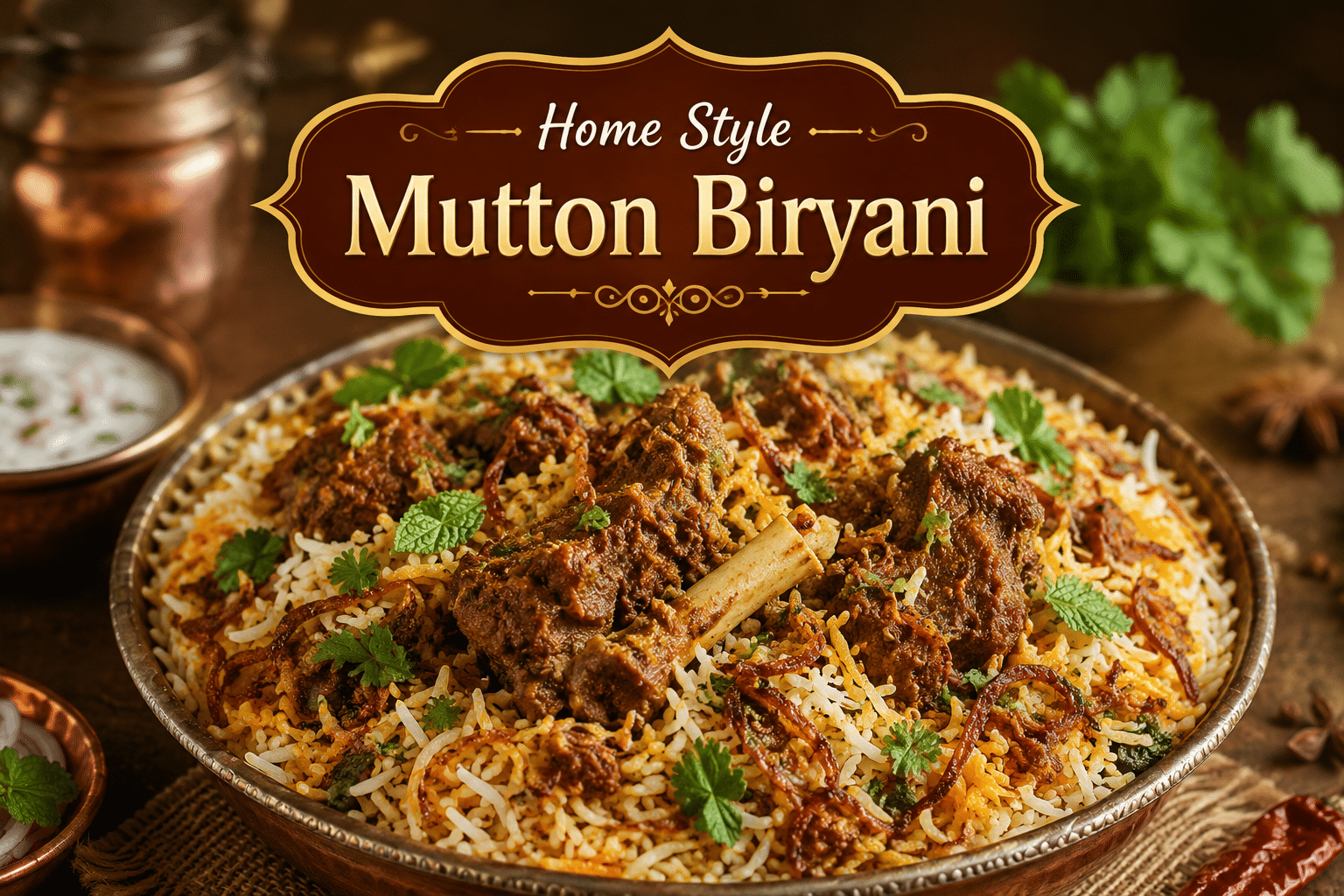 Home Style Mutton Biryani