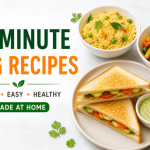 Quick 10 Minute Recipes at Home