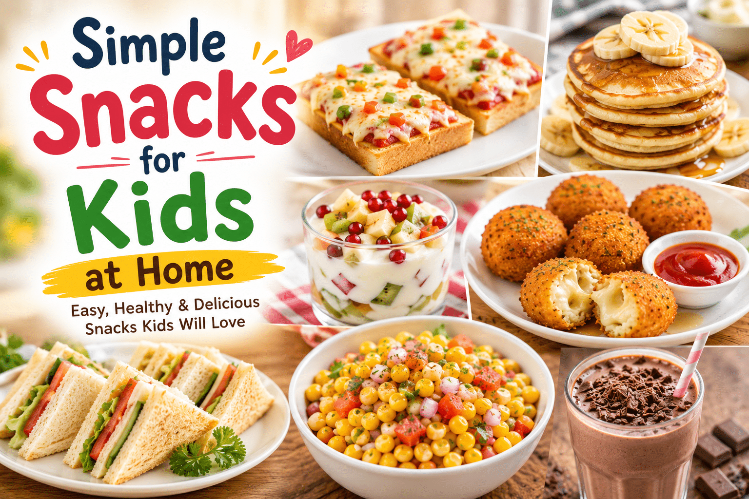 Simple Snacks for Kids at Home