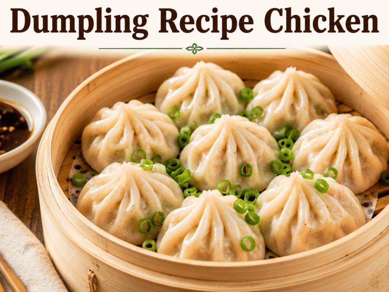 Dumpling Recipe Chicken 