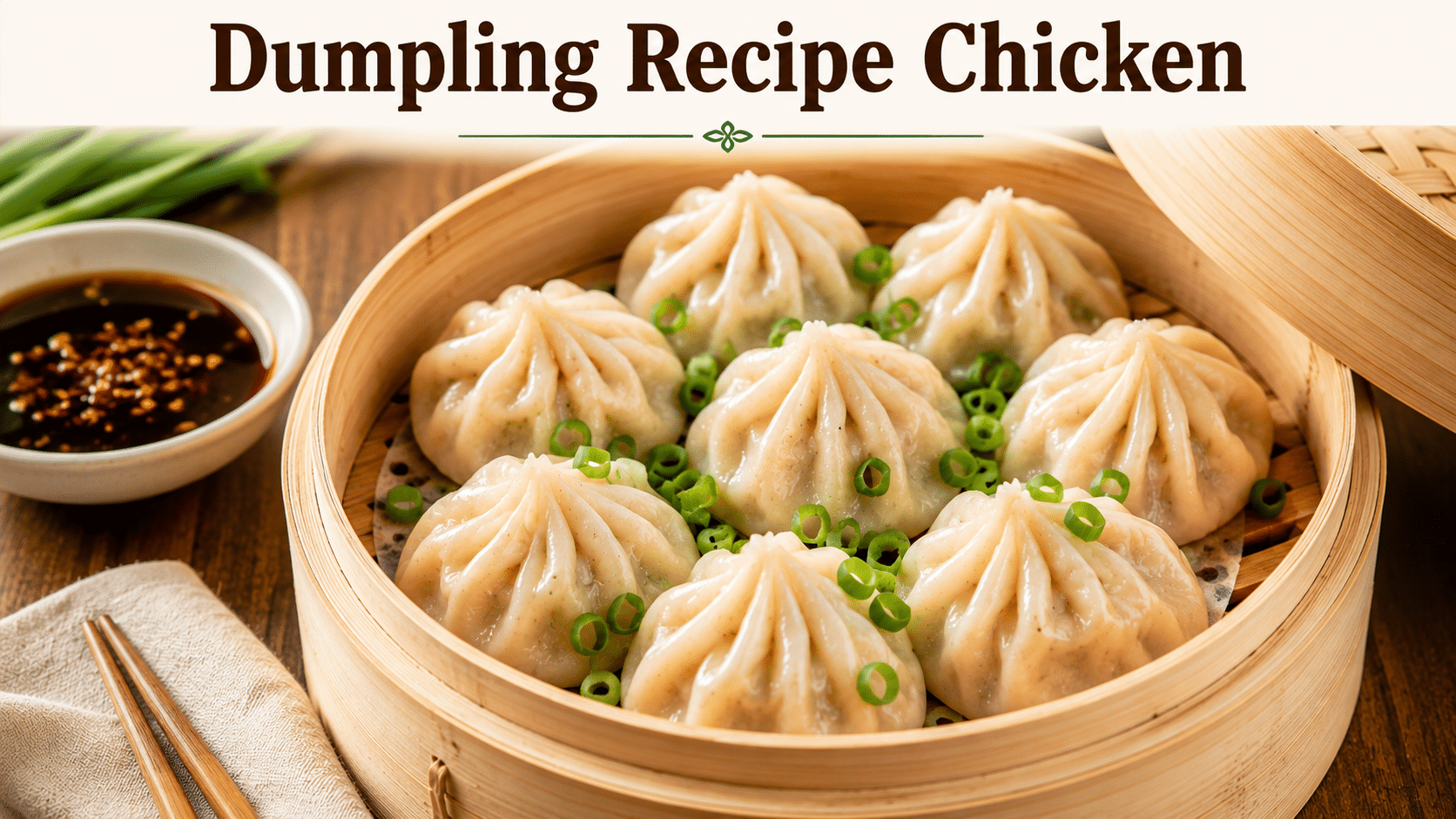 Dumpling Recipe Chicken 
