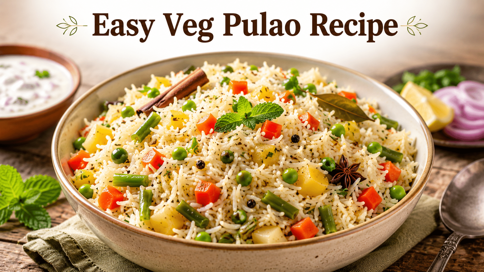 Easy Veg Pulao Recipe