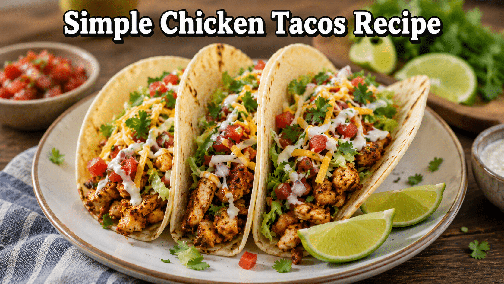 Simple Chicken Tacos Recipe